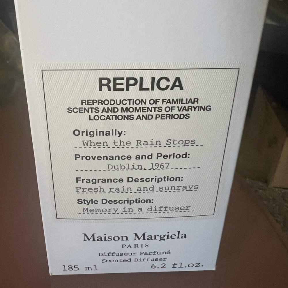 NIB Replica Maison Martin Margiela Replica Scented Diffuser - Picture 4 of 6